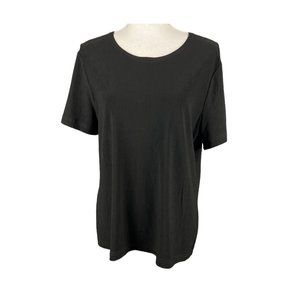 Vintage Carol Little Rounded Neckl Short Sleeve Blouse